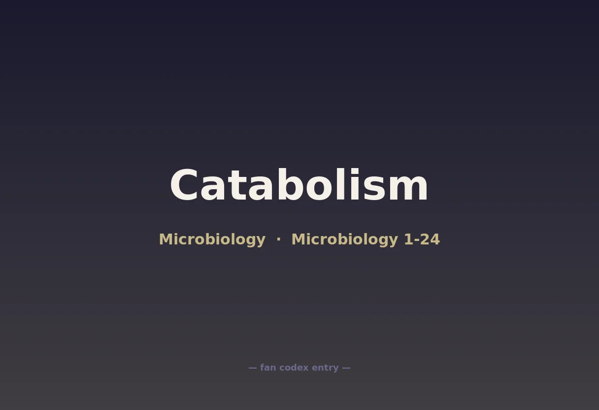 Catabolism