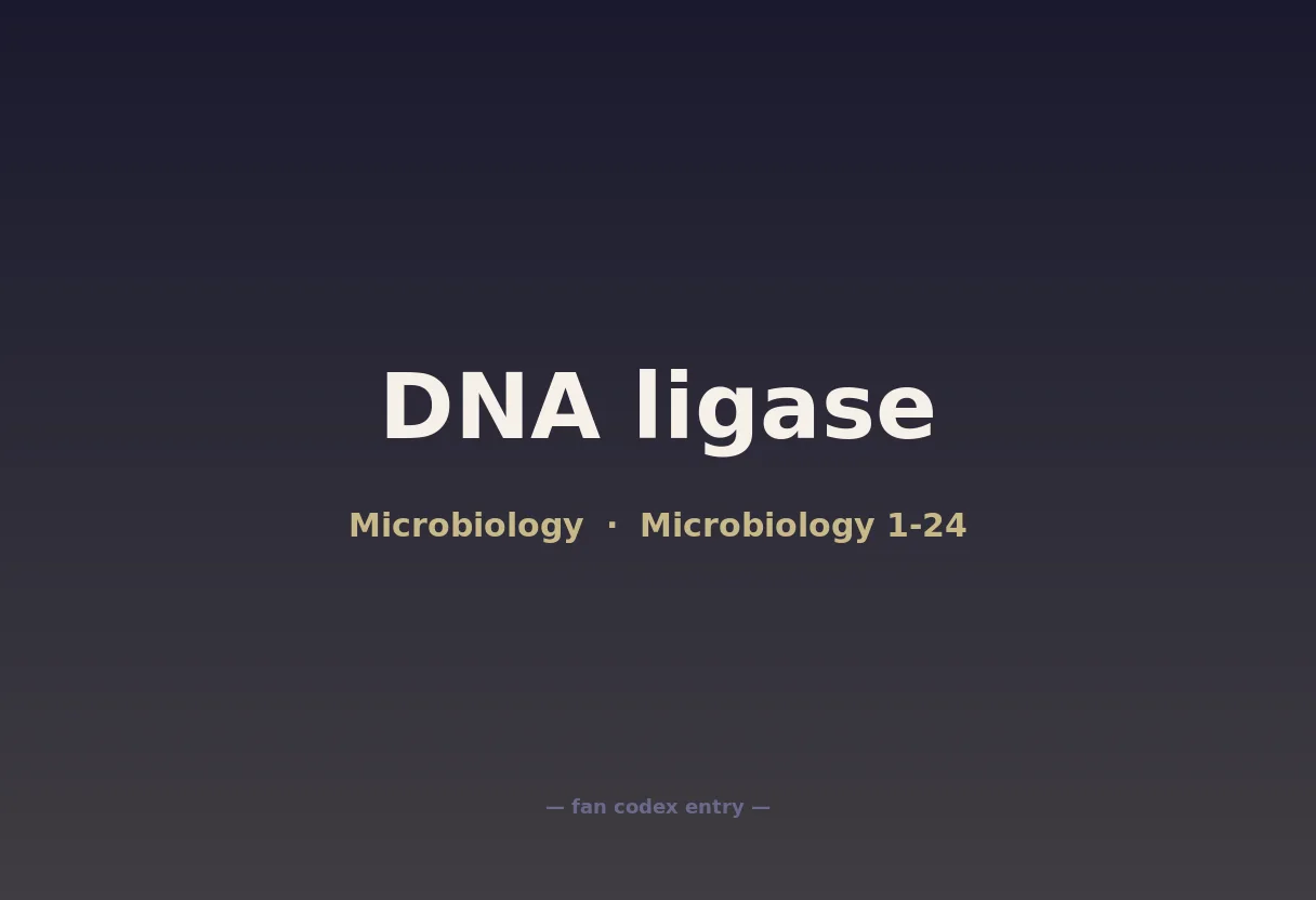 DNA ligase