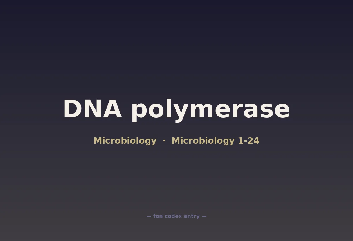 DNA polymerase